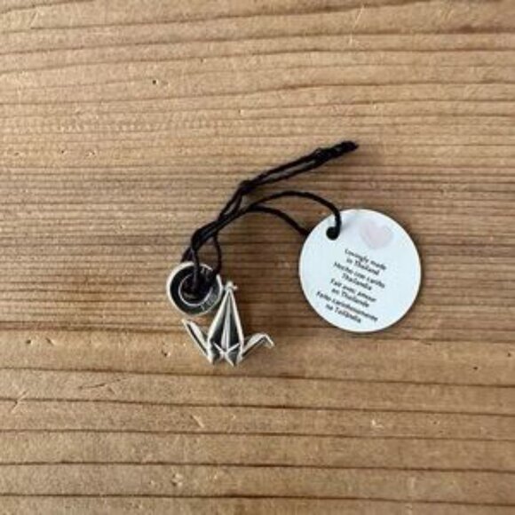 PANDORA Japanese Origami Crane Dangle Charm - Picture 4 of 4